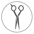 Picto ciseaux coiffeur