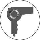 Picto sèche cheveux