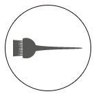 Picto pinceau coloriste coiffure